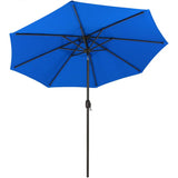 9 FT Patio Umbrella with Tilt and Crank Function