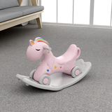 Rocking Horse  Fun 2 in 1 Ride-On Toy for Kids Ages 2-3 Years Old, Easy Set Up Baby Playset Unicorn Rocker Roller for Indoor and Outdoor
