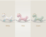 Rocking Horse  Fun 2 in 1 Ride-On Toy for Kids Ages 2-3 Years Old, Easy Set Up Baby Playset Unicorn Rocker Roller for Indoor and Outdoor