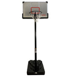 Pro Court Height Basketball Hoop Portable Adjustable Basketball System Basketball Goal Basketball Equipment with Adjustable Height 7FT - 10 FT with 44" Backboard, Wheels and Large Base