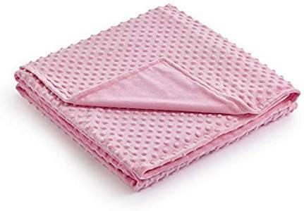 Pink weighted sales blanket cover
