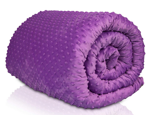 Duvet Weighted Blanket Mink Cover - Purple