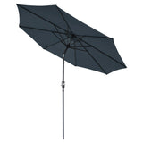9 FT Patio Umbrella with Tilt and Crank Function