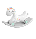 Rocking Horse  Fun 2 in 1 Ride-On Toy for Kids Ages 2-3 Years Old, Easy Set Up Baby Playset Unicorn Rocker Roller for Indoor and Outdoor