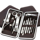 12-Piece Stainless Steel Nail Grooming Kit