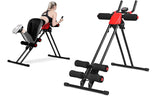 Vertical Foldable Abdominal Ab Trainer Fitness Machine w/ LED Counter