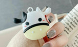 3D Silicone Protective Case Cover & Keychain For Apple Airtag