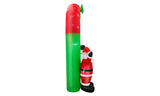 8ft Greeting Santa Claus & Snowman Archway Inflatable Christmas Outdoor Home Decor