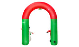 8ft Greeting Santa Claus & Snowman Archway Inflatable Christmas Outdoor Home Decor