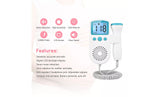 Baby Heart Rate Monitor Home Pregnancy Display Baby Fetal Sound Detector 3.0MHz