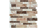 10pk Peel and Stick 3D Self Adhesive Mosaic Tile Backsplash for Kitchen
