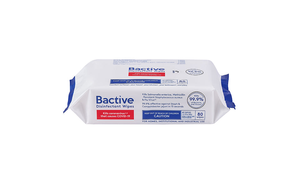 Bactive Disinfecting Wipes - 80 Count – Amazingforless