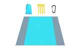 79" x 83" Sand Proof Oversized Beach Blanket Mat