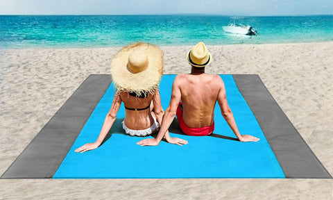 79" x 83" Sand Proof Oversized Beach Blanket Mat