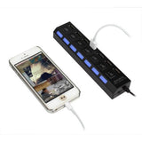 USB 7 Port Plug Hub