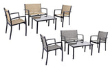 4pc Patio Furniture Conversation Outdoor Garden Patio Bistro Set