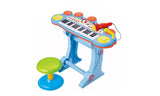 Kids Electronic Keyboard Piano Toy  37 Keys with Microphone and Stool