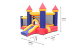 Inflatable Bounce House Castle Kids Jumper Slide Moonwalk Bouncer with Blower