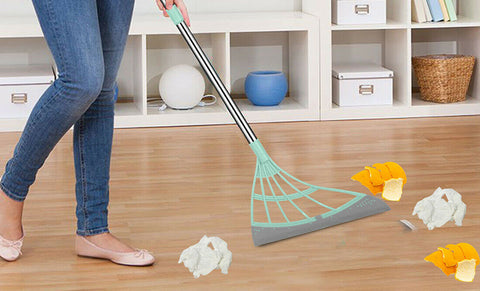 This Brilliant All-in-One Mop, Broom, and Dustpan Has a Self Cleaning  Chamber