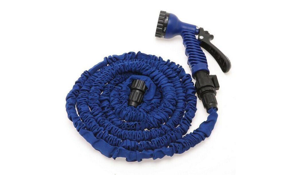Expandable Garden Hose With Spray Nozzle - Flexible, Lightweight, Choose 25, 50, 75, Or 100FT Length