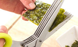 5-Blade Herb Scissors with Cleaning Cover