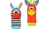 Baby Socks and Wrist Rattle Toys (4-Piece)