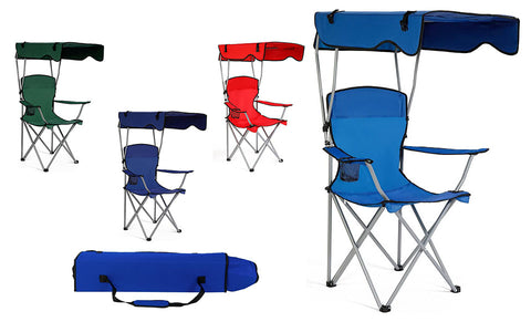 Portable Folding Canopy Camping Chair