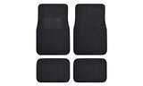 4pc Carpet Liner Vinyl Heel Pad Car Floor Mats for Sedan & SUV
