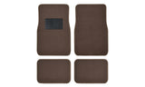 4pc Carpet Liner Vinyl Heel Pad Car Floor Mats for Sedan & SUV