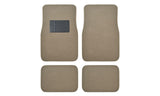 4pc Carpet Liner Vinyl Heel Pad Car Floor Mats for Sedan & SUV