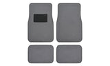 4pc Carpet Liner Vinyl Heel Pad Car Floor Mats for Sedan & SUV