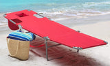 Outdoor Portable Chaise Reclining Lounger For Beach, Sunbathing, Pool
