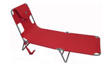 Outdoor Portable Chaise Reclining Lounger For Beach, Sunbathing, Pool