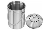 1.3 Gallon Stainless Steel Compost Bin with Lid