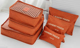 9pcs Luggage Organizer Packing Cubes Storage Bags For Travel