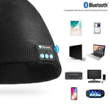 Rechargeable Unisex Bluetooth Wireless Headphone Headset Beanie