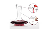 1200ml Premium Crystal Glass Tannin Softening Elegant Wine Decanter