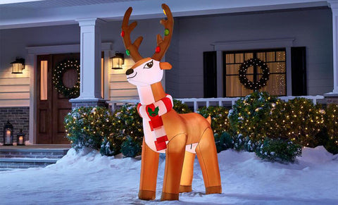 6ft Christmas LED Inflatable Reindeer