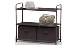 3-Tier Closet Storage Rack with 2 Drawers