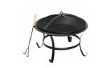 22" Fire Pit Heater Backyard Wood Burning Patio Deck Stove Fireplace Table