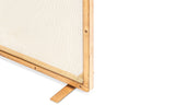 38in Single Panel Fireplace Screen Handcrafted Steel Mesh Spark Guard