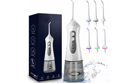 Cordless Water Flosser Dental Oral Irrigation Travel Teeth Cleaner Floss Pick