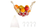 Hanging Fruit Hammock for Kitchen Under Cabinet