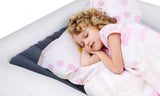 Portable Inflatable Air Mattress Bed with Safety Bumper For Kids