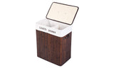 Double Bamboo Laundry Hamper