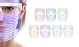 7 Color LED Light Photon Face Neck Mask Rejuvenation Anti Aging Skin Facial Therapy