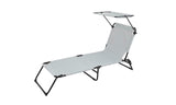 4-Position Poolside Sun Lounge Reclining Chair