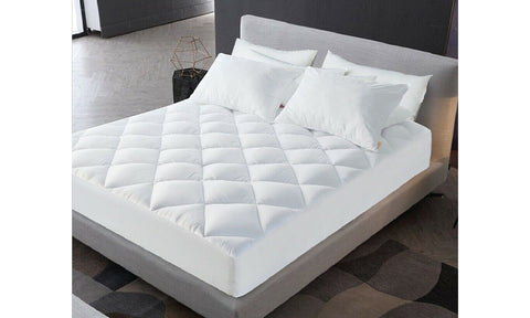Quilted Fitted Mattress Pad Topper