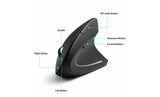 Ergonomic Mouse Optical Vertical Mice 6 Keys USB Wireless 2.4GHz 1200DPI For PC