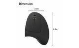 Ergonomic Mouse Optical Vertical Mice 6 Keys USB Wireless 2.4GHz 1200DPI For PC